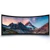 120'' 16:9 curved fix frame projector screen frame of aluminum alloy installed on the wall projector screen