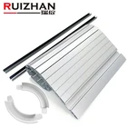 Ruizhan Plastic Pvc Horizontal Kitchen Cabinet Roller Shutter