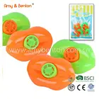 Funny Eco friendly plastic toy mouth shape promotional whistle
