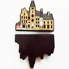 custom private brand name logo rubber 2d 3d tourist refrigerator magnet exporter