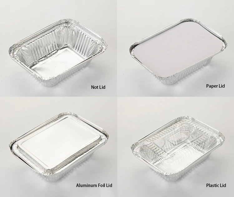 disposable large aluminum foil trays with lids