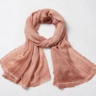 2019 hot sell dot scarf fashion women printed turkey silk scarf