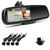 1 Year Guarantee Reverse Camera 4.3 inch 10000 CD/M2 A+ Class Rearview Mirror Monitor Car Parking Sensor