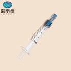 Disposable prefilled cbd oil 5ml luer lock pyrex glass syringe with graduation