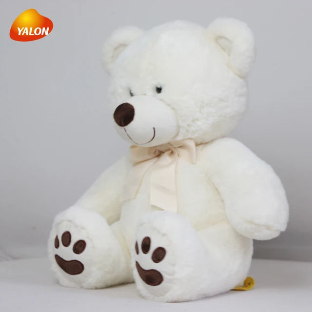 soft plush racoon white teddy bear toys