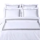 100% Cotton 400TC Percale Bedding Set Wholesale Hotel Bed sheet Bedding