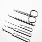hot cuticle metal Nail pusher with printed logo