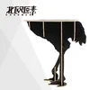 Creative furniture household original products wooden crafts ostrich table Nordic style coffee table home decoration bar hotel