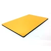 solid yellow color acp sheets construction material for exterior wall aluminum panels facade wall cladding