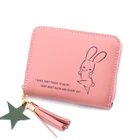 NEW SMALL WALLET LADY SHORT ZIPPER SMALL KEY CHANGE WALLET MINI LEATHER WOMEN WALLET