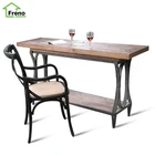 FN-114 Vintage Furniture Industrial Antique Rustic Wooden Console Table