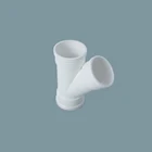 Factory Outlet Size 20-800mm UPVC Plastic Material Pipe and Fitting 45 Equal inclined Tee