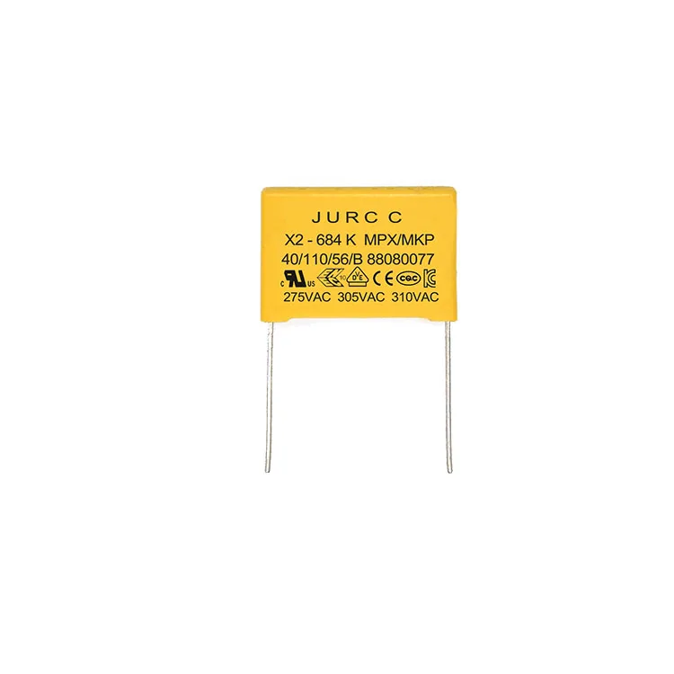 Jurcc Yellow Box 4 Wire Cbb60 Cbb61 Electronic Component Non Polar Ceiling Fan Film Capacitor 684 0 68uf 275v 680nf Buy Capacitor Plastic Box X2