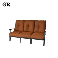 Outdoor Furniture Living Room Or Garden Luxury Aluminum Frame Sofa
