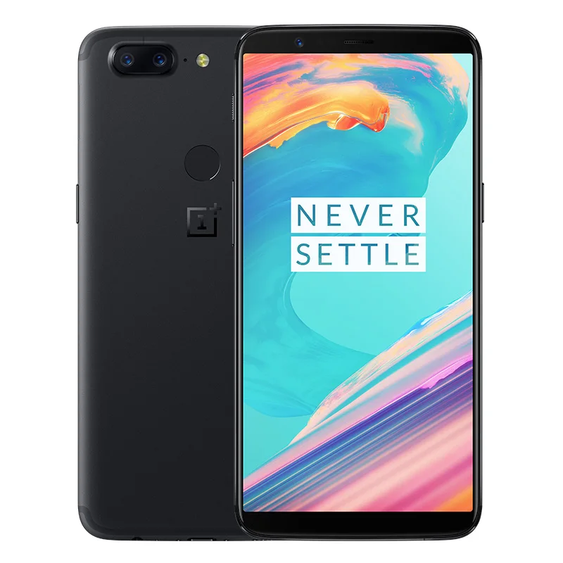 Original OnePlus 5T Cell Phone 6.01 inch 8GB RAM 128GB ROM Snapdragon 835 Octa Core Android 7.1 Dual Back Camera NFC Smartphone