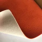 PU Leather Pu Oil Wax Leather Embossed Synthetic Artificial Cotton Velvet Backing PU Leather Fabric