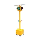 New portable 200mm Red Yellow Green pole Stop Go LED Traffic Sign Light on Sale