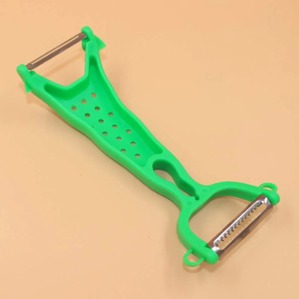 Kitchen Parer Slicer Plastic Vegetable Fruit Turnip Slicers Gadget Helper Peeler Julienne Cutter Slicer Practical Kitchen KC1071