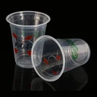 14oz printer PP disposable hard plastic cold drinking party cups