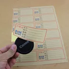 A4 Kraft Face Gummed Paper Self Adhesive Label Printing Stickers