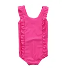 Custom Cute Kid Ruffle Swimsuit Child Swimwear Girl Monokini Bikini
