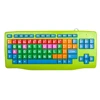 2019 Popular Large Colored Key Caps 84 Keys Russian Language Colorful USB Wired Children/Kids Computer Keyboard