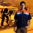hi vis uniforms workwear led shirt/shirt jacket uniform