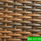 Waterproof Outdoor Rattan Weaving Furniture Garden Brown Wicker