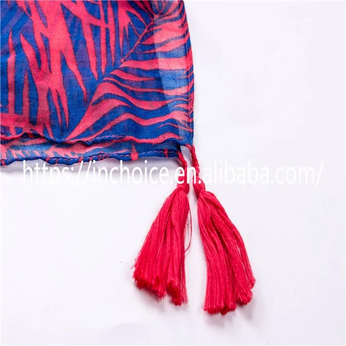 best-selling lightweight summer multicolor shawl printed scarf