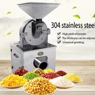 Stainless steel mill grain and grain milling machine large electric pulverizer super fine industrial dry grinding