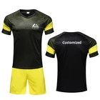 New season 100 polyester soccer club jersey custom usa plain soccer clothing football uniform