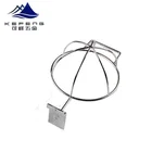 Slatwall board hanging chromed metal hat display rack for retail store