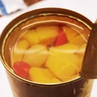 Mikado brand canned tinned mixed fruit canned fruit cocktail in light syrup or in natural juice