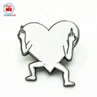 Custom heart shape Imitation Hard Enamel Lapel Pin