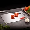 Food Grade Kitchen Durable Chopping Block SS Metal 304 Stainless Steel Metal Cutting Board