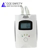 Shut off valve working with combustible gas leak alarm, co gas leak detector for home use, security and safety device