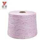cheap price knitting machine using recycled dyed polyester spun yarn