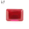 Fashion China 5# Octagon Synthetic Real Ruby Stone