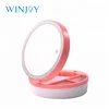 Round Tabletop home elegant plastic gift box packing portable decorative mirror