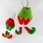 Novelty products qute design hanging christmas elf leg christmas butt with legs