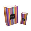 Custom printing packaging sweet candy food kraft paper bag for coear favor/popcorn grocery