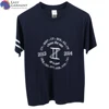 Streetwear Brand name Tie Dyed Spandex cotton short sleeve Anti wrinkle navy blue t shirt for Sport