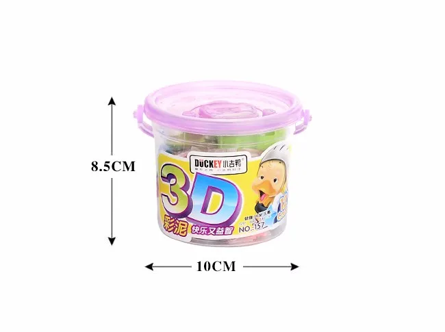Good Quality EN-71 Intelligent Play Dough Educational Toys Educational DIY Toy Set 12 Color CN;ZHE DUCKEY 157