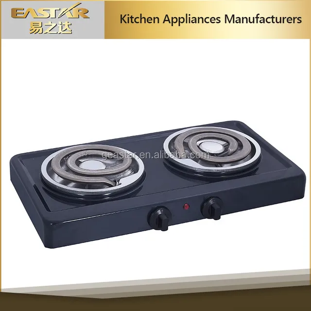 double burner electric stove