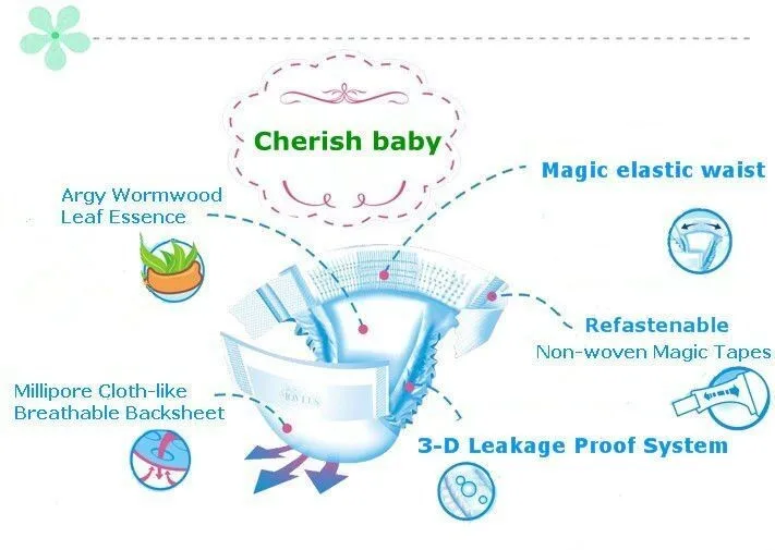 b grade cheap nice baby diaper stocklots