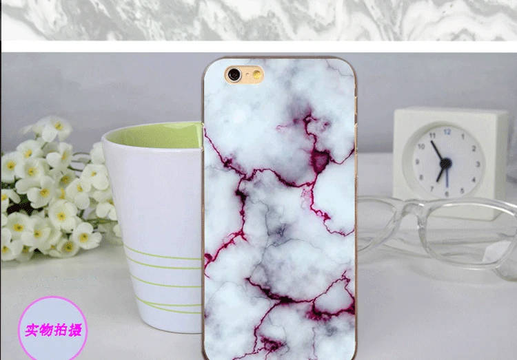 Color Printing Stone Case for Cell Phone With Marble for iphone 6 Cover Case