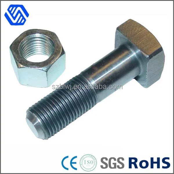 high strength zinc plated bolts