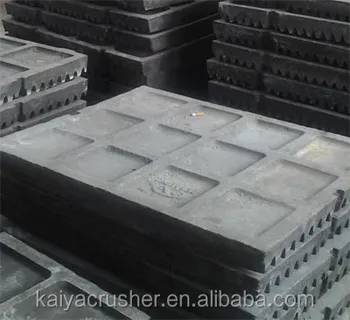 high Mn-steel teeth plates jaw plates for jaw crusher plant from china
