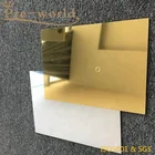 light gold mirror asb sheet brushed gold silver double color sheet