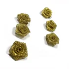 Wholesale High Quality Golden Ribbon Artificial Flowers Decoration